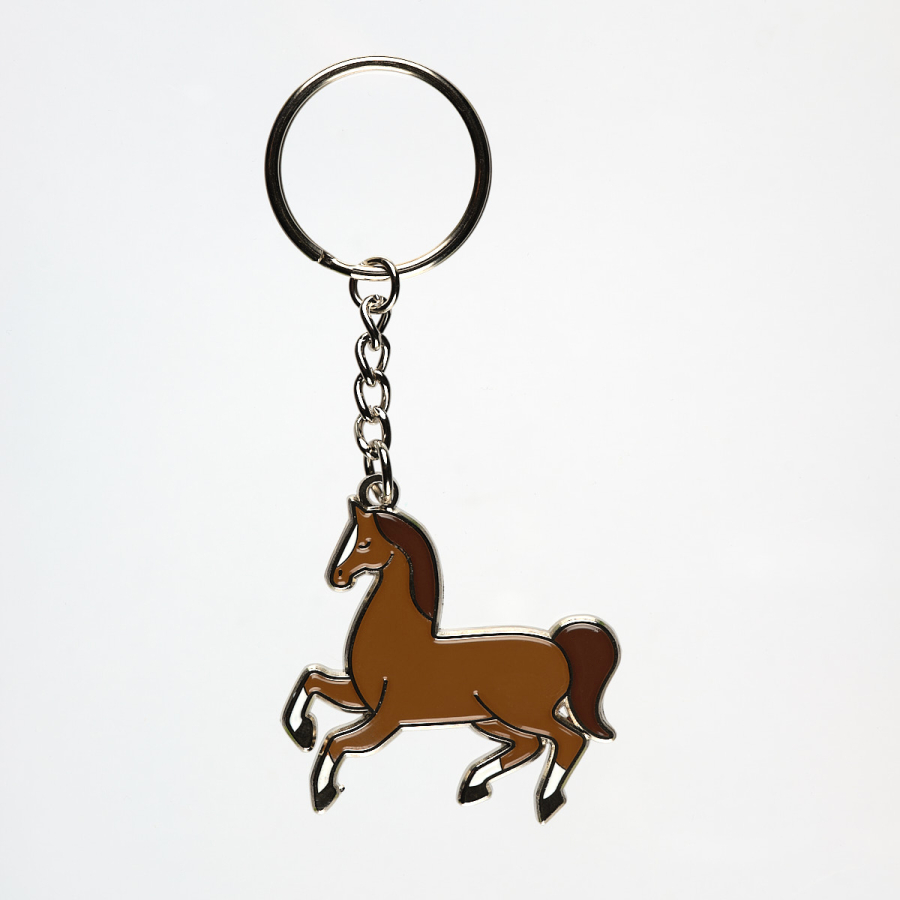 Breloczek kasztanka- przód- Love Poland